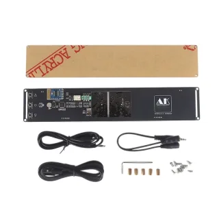 AK2518 Bluetooth LED Music Spectrum Display Light Speed Adjustable Level Indicator Amplifier Board DIY Kit with 3.5mm Au