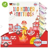 MeinBaby123® Kindertattoo 110 hautfreundliche Hauttattoos für Kinder, Geschenk Kinder, Mitgebsel Kindergeburtstag