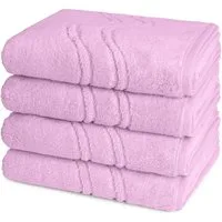 ROSS Handtuch Set Cashmere feeling, Walkfrottee (Spar-Set, 4-St), 4 X Handtuch im Set - Baumwolle - Saugstark