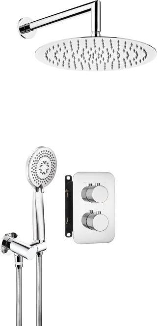 Neuesbad Unterputz Duschtermostat-Set rund, chrom NB1DEBXYZ0EBT1