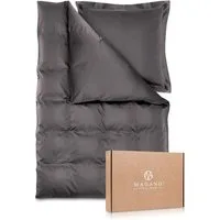MAGANO Bettwäsche, Luxus Bambus & Baumwolle Satin, 400 TC Luxusqualität, Hypoallergen, Thermoregulierend
