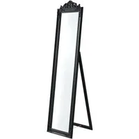 en.casa Standspiegel, »Arezzo« Ganzkörperspiegel kippbar 160 x 40 cm Schwarz
