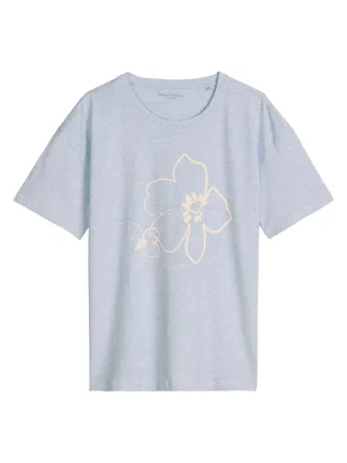Marc O'Polo Damen T-Shirt Mix N MatchTee Shirt, Kurzarmshirt, Basic Shirt
