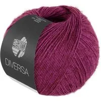 LANA GROSSA DIVERSA Häkelwolle, 210 m (leichtes Baumwoll-Mischgarn mit zartem Mélange-Effekt), 50 g