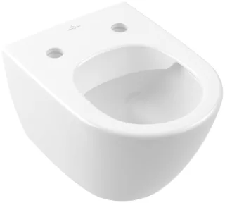 Villeroy & Boch Tiefspül-WC spülrandlos Compact Subway 2.0, DirectFlush weiss CeramicPlus 5606R0R1