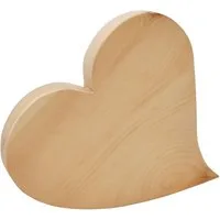 ERST-HOLZ Dekoobjekt Zirbenholzherzen Schöne Dekoherzen in Verschiedenen Größen
