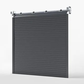 Rolltor 2500 x 2500 mm, Typ Basic, elektrisch mit Motor, Anthrazitgrau ähnlich RAL 7016, individuell konfigurieren