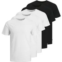 Jack & Jones T-Shirt JJEORGANIC BASIC TEE SS O-NE 5PK MP NOOS (Packung, 5-tlg., 5er-Pack)