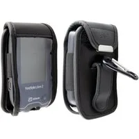 caseroxx Blutzuckermessgerät Ledertasche mit Gürtelclip für Freestyle Libre 1 / 2 / 3 / Insulinx