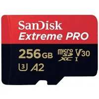 Sandisk 256 GB MicroSDXC UHS-I Klasse 10 SDSQXCD-256G-GN6MA Speicherkarte (stoßsicher, Wasserdicht)