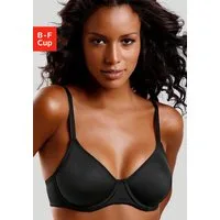 LASCANA T-Shirt-BH perfect basic mit Bügel, aus seidiger Microfaser, große Größen, bequemer BH