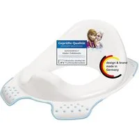 KiNDERWELT Töpfchen Premium Kinder-Toilettensitz Disney Frozen weiß für Kinder stabiler, Anti-Rutsch-Funktion