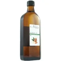 Naturra Körperöl Bio Mandelöl nativ - kaltgepresst & unraffiniert - premium Hautpflege, kaltgepresst, unraffiniert, Premium, Upcycling Beauty, Glasflasche