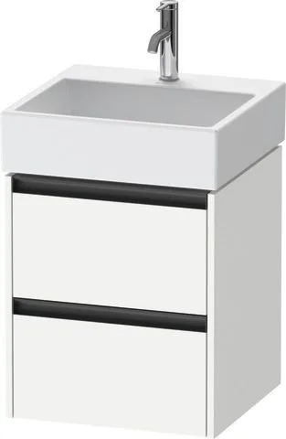 Duravit Ketho.2 Waschtischunterbau wandhängend Weiß Matt 484x460x549 mm - K25274018180000 K25274018180000