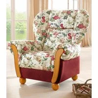 Home affaire Sessel Milano, bequemer Ohrensessel im Landhaus-Stil, Breite 99cm, Hochlehnsessel