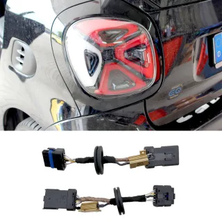 Original Kufatec Kabelbaum Adapter Facelift LED Rückleuchten für Smart 453