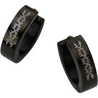 Firetti Paar Creolen Schmuck Geschenk schwarz, Ø ca. 13 mm