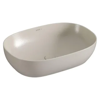 VitrA Re-Ceramic Aufsatzschale oval 60 x 41 cm Sanitärkeramik aus 100 Prozent,7995B066-0016 7995B066-0016
