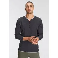 AJC Longsleeve Langarm, schmal geschnitten, Rundhalsausschnitt