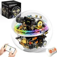 Esun Roboter Bausatz ab 8 Jahren, Programmierbarer STEM Roboter, 804 Teile Spielbausteine, (Set, 804 St., Komplettset), APP & RC Steuerung, Sphärischer Roboter für Kinder