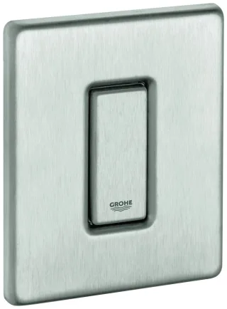 Grohe Abdeckplatte 42377 mit Drucktaste edelstahl, 42377SD0 42377SD0