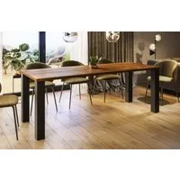 Endo-Moebel Esstisch Esstisch "Juka" 130-210cm ausziehbar erweiterbar Kulissentisch