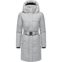Navahoo Wintermantel Gipfelspass XIV Warmer Winterparka mit Taillengürtel