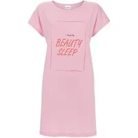 Ringella Nachthemd - Bigshirt Kurzarm mit überschnittener Schulter und Motivdruck 100% Baumwolle