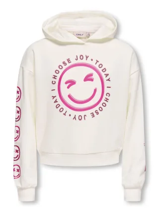 KIDS ONLY - KOGSMILE LIFE L/S HOOD UB SWT NOOS - Gr. - 128