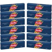 Barilla Nudeln, Barilla Spaghetti Nummer 5 Hartweizennudeln Pasta 500g 12er Pack
