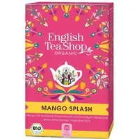 English Tea Shop Tee Mango Splash, BIO Kräutertee, 20 Teebeutel, Erfrischend-fruchtige Mischung mit Mango & Zitronengras und weiteren F