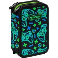 GOLDKIDS Federmäppchen 3 Fächer - Mäppchen für Mädchen und Jungen -, (Federmappe 3-Fach, Federtasche Gefüllte), Schüleretui Schulmäppchen