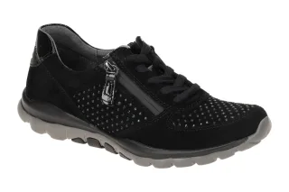 Gabor 76.968.87 ROLLINGSOFT Damenschuhe Schwarz Sportliche Sneaker
