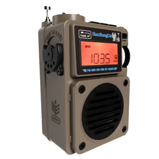 Hanrongda HRD-701 Portable Full Band Radio with Digital Display bluetooth Player DSP Chip Support TF Card Radios with Ha