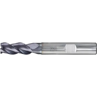 PFERD TOOLS VHM Eckfräser lang 3 Schneiden 45° Fase TiAlN Schaft HB Universal Line - 23000135
