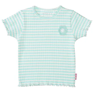 STACCATO - Md.-Rib-T-Shirt aqua str - Gr. - 110