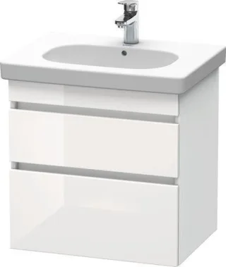 Duravit DuraStyle Waschtischunterbau wandhängend Weiß Hochglanz & Matt 600x453x610 mm - DS648302218 DS648302218