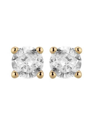 Orolino Ohrstecker 585/- Gelbgold 2 Brill. 0,25 ct. weiß