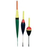 Behr Allroundpose Knicklichtposen Posenset 4 g 5 g 6 g 3 Stück Schwimmer Set Posen, (Spar-Set, 3-St), Qualitäts Knicklichtposen