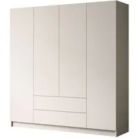 Lookway Kleiderschrank AUREL 4D2SZ KASCHMIR mit Schubladen