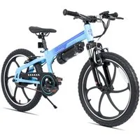 HILAND E-Bike 20 Zoll Pendler E-Bike mit 2 Fahrmodi & Einstückrahmen