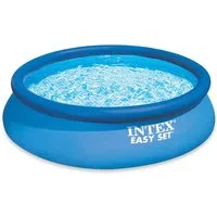 Intex Rundpool Easy Set Pool Anschluß für Pumpe Ø 396cm x 84cm 7290 Liter 28143NP