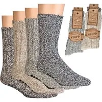 Wowerat ABS-Socken 2 Paar Norweger Stopper-Socken Antirutsch-Norwegersocken