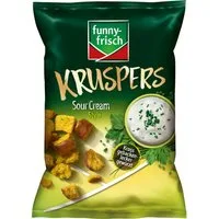 funny-frisch Knabberei, funny frisch Kruspers Sour Cream Style lecker gewürzt vegetarisch 120g