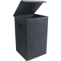 VCM Faltbox Wäschekorb Wäschebox Stoffbox mit Deckel Dreso M (Spar-Set, 1 St., 1)