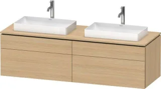 Duravit L-Cube Konsolenwaschtischunterbau wandhängend Natur Eiche Matt 1620x550x482 mm - LC4873B3030 LC4873B30300000