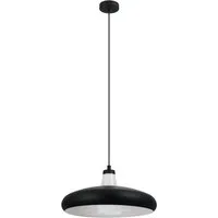 EGLO LED-Hängeleuchte Tabanera-c, Leuchtmittel inklusive, Pendelleuchte, Hängelampe, Stahl, Glas, Pendellampe, RGB, dimmbar