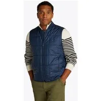 Tommy Hilfiger Steppweste SQUARE QUILTED VEST Mit Rundhalsausschnitt
