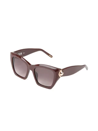 Furla Sonnenbrille Glänzend Voll Dunkelbraun