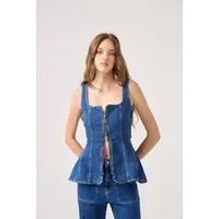 HOLLY LOLLY Blusenbody Hochbund Tiara Jeans Bustier